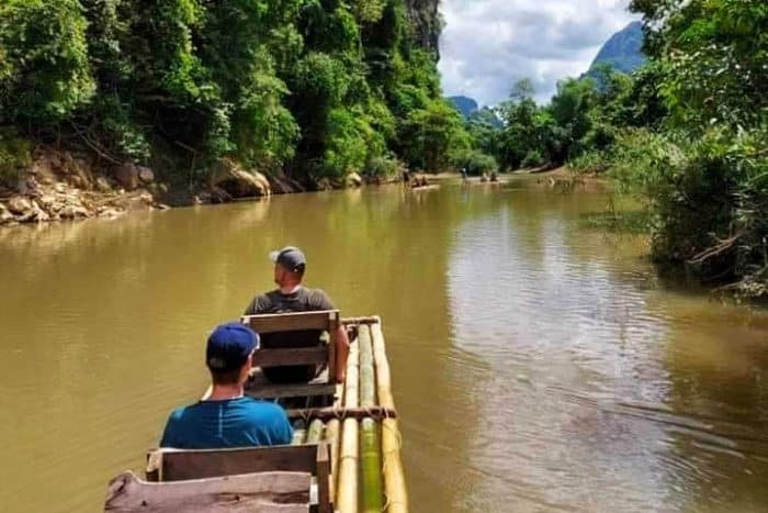 Bamboo Rafting in Khao Sok
